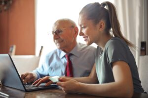 Discussing financial needs and goals together